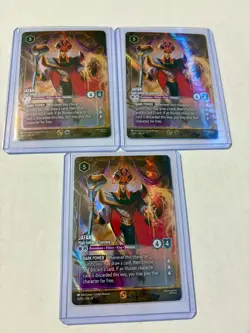 3x Disney Jafar - High Sultan of Lorcana (Store Championship) 33/P2 Foil LP - Image 1
