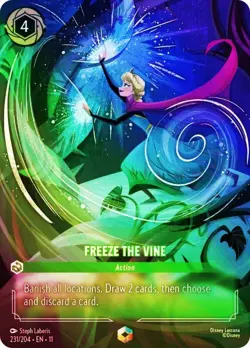 Freeze the Vine - Enchanted - Winterspell #231 - Disney - Frozen - Lorcana - NM - Image 1