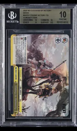 2025 WEISS SCHWARZ GODDESS OF VICTORY: NIKKE RRR VICTORY TO HUMANITY BGS 10 - Image 1