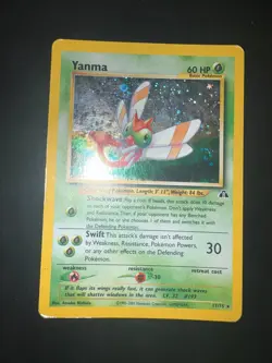 Pokemon Card Yanma Neo Discovery HOLO 17/75 ENG - Image 1