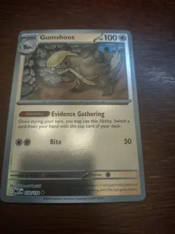 Gumshoos 110/132 Me01: Mega Evolution Reverse Holo pokemon card - Image 1