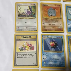 Vintage 1999 Pokemon Cards Lot 25 Base Jungle Fossil LP/NM No Duplicates - Image 4