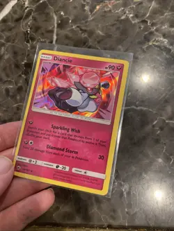 Pokemon Card 2017 Burning Shadows Holo Diancie 94/147 Rare Fairy Type NM - Image 2