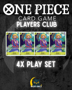 One Piece - Carrying On His Will - Stussy - SR OP13-110 Foil 4 Card Playset - Image 1