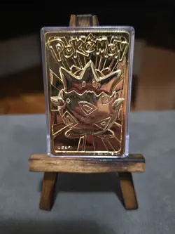 Pokemon - TOGEPI - 23k Gold Plated Trading Card - Burger King - 1999 - No Ball - Image 1