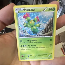 Pokemon Maractus McDonald's 2011 Holo Promo 002/012 80 HP English TCG Card - Image 1