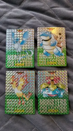 Pokemon Bandai Cardass Pocket Monsters Set Of 4 Cards - Image 1
