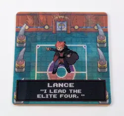 ⭐Eif Origin ELITE 4 LANCE Pokemon Lenticular Card Gameboy Card Rare NonTCG - Image 3