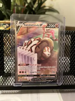 Pokemon TCG Sandaconda v Fusion Strike Holo Full Art Ultra Rare Card 252/264 - Image 1