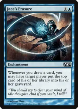 Jace's Erasure -Foil Light Play MTG Magic 2012 Core Set - Image 1