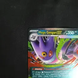 Mega Gengar ex 056/094 Double Rare Pokemon Trading Card Game Phantasmal Flames - Image 2