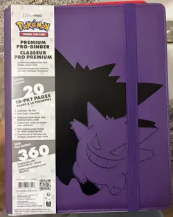 Gengar Pokemon TCG 360 Card Elite 9 Pocket Ultra PRO Binder Brand New Sealed - Image 1