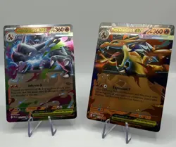 Pokemon Mega Charizard X EX 013/094 & Y EX 030 Promo Holo Cards Lot (2) - Image 1