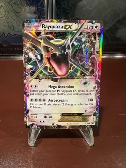 Pokemon Rayquaza EX Promo Holo Basic XY Set Card XY69 English TCG MP - Image 1