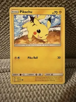 Pokemon Card Pikachu Unbroken Bonds Common 54/214 Near Mint - Image 1