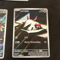 Pokemon Card Lot 5 EN IR AR Larvesta Yanma Shuckle Alakazam Shroodle Mint - Image 5