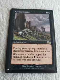 Contamination Urza's Saga 123/335 Regular Rare Mtg - Image 1