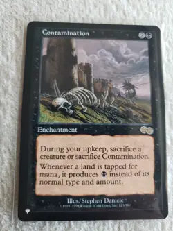Contamination Urza's Saga 123/335 Regular Rare Mtg - Image 2