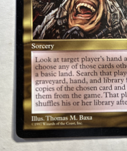 Lobotomy - LP - Magic the Gathering Tempest TMP #267 1997 - Image 2