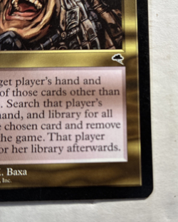 Lobotomy - LP - Magic the Gathering Tempest TMP #267 1997 - Image 3