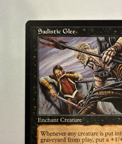 Sadisatic Glee LP Tempest Magic the Gathering TMP #153 1997 MTG - Image 5