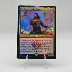 Sarkhan, Soul Aflame - MAT #046 Mythic - NM / Mint Foil Aftermath Single - Image 1