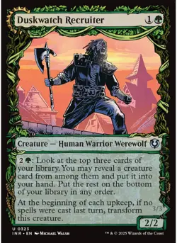 Duskwatch Recruiter (Showcase) (Foil) 323 MTG NM - Innistrad Remastered - Image 1