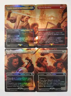 MTG Lord of the Rings Scouring Of The Shire Scene Foil Spiteful Banditry 0439 - Image 1