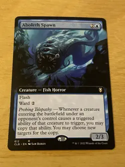 NM MTG Aboleth Spawn Borderless Commander Legends: Battle for Baldur’s Gate - Image 1