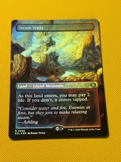 Steam Vents (Borderless) Lorwyn Eclipsed Foil - Image 1