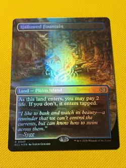 Hallowed Fountain (Borderless) Lorwyn Eclipsed Foil - Image 1