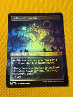 Hallowed Fountain (Borderless) Lorwyn Eclipsed Foil - Image 2