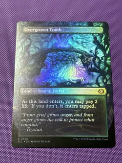 Overgrown Tomb (Borderless) Lorwyn Eclipsed Foil - Image 2