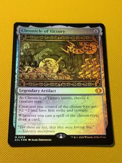 Chonicle of Victory 253 Foil : Lorwyn Eclipsed MTG - Image 1