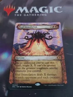 Mtg. Soul Immolation. Showcase. Lorwyn Eclipsed. Pack Fresh - Image 1