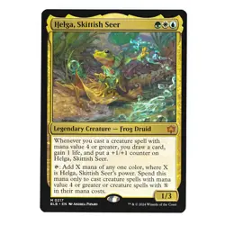 Helga, Skittish Seer M Bloomburrow 217 NM - Image 1
