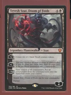 Tevesh Szat, Doom of Fools Mythic Rare NM- Commander Legends Magic the Gathering - Image 1