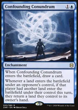 MTG Magic the Gathering Confounding Conundrum (53/457) Zendikar Rising NM - Image 1