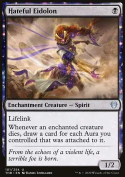 MTG Magic the Gathering Hateful Eidolon (101/372) Theros Beyond Death LP - Image 1