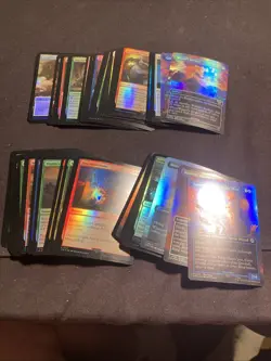 Mtg Foil Lot x 50 - Magic The Gathering Lord Of Rings - Image 1