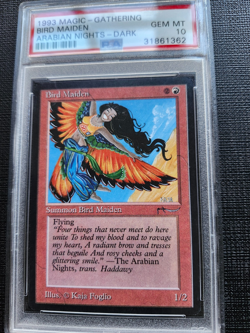 Bird Maiden (Dark) Arabian Nights PSA 10 MTG - Image 1