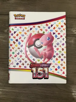 Pokemon TCG Scarlet Violet 151 Binder W/ 55 Reverse Holos, 13 Holos & Uncommons - Image 1
