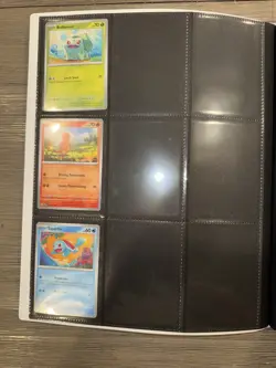 Pokemon TCG Scarlet Violet 151 Binder W/ 55 Reverse Holos, 13 Holos & Uncommons - Image 3