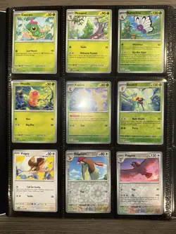 Pokemon TCG Scarlet Violet 151 Binder W/ 55 Reverse Holos, 13 Holos & Uncommons - Image 4