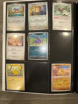 Pokemon TCG Scarlet Violet 151 Binder W/ 55 Reverse Holos, 13 Holos & Uncommons - Image 5