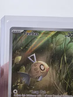 Feebas 198/191 SV08: Surging Sparks Illustration Rare Holo 30 HP Pokemon TCG - Image 3