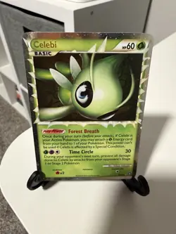 Pokemon Celebi (Prime) 92/102 Triumphant Ultra Rare Holo 2010 LP/NM - Image 2