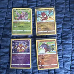 Pokemon Radiant Alakazam, Eternatus, Tsareena, Hawlucha Lot of 4 - Image 1