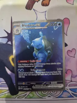 Pokemon 151 Blastoise EX Special Illustration Rare Near Mint - Image 1