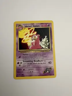 Pokemon TCG Sabrina's Slowbro 060/132 Gym Heroes Unlimited - Image 1